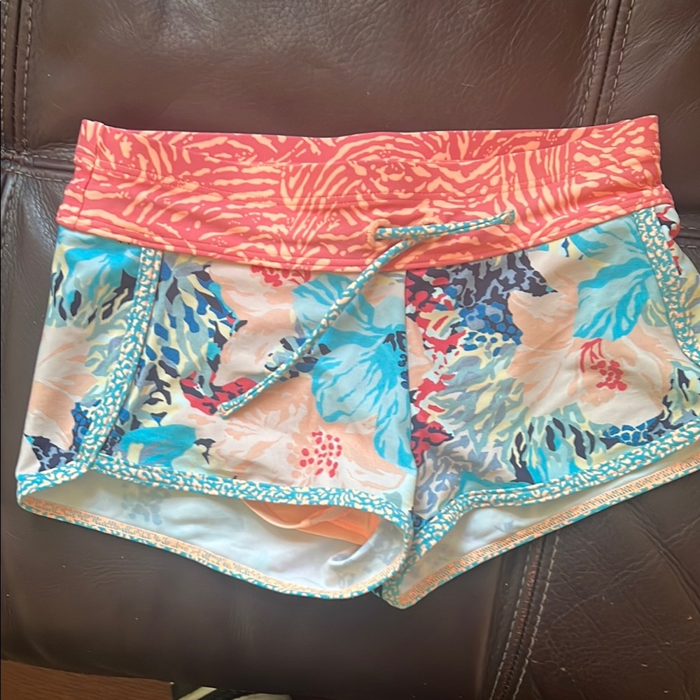 Colorful Floral Print Shorts